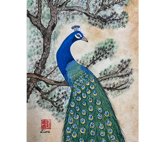 "Peacock" - Alice Liou
